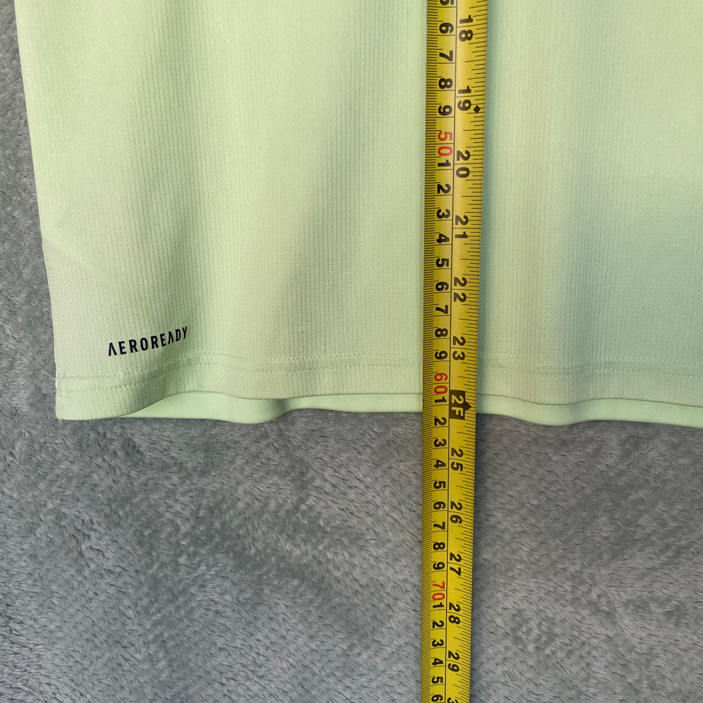 Playera Adidas AeroReady Verde Crema 13-14 Y