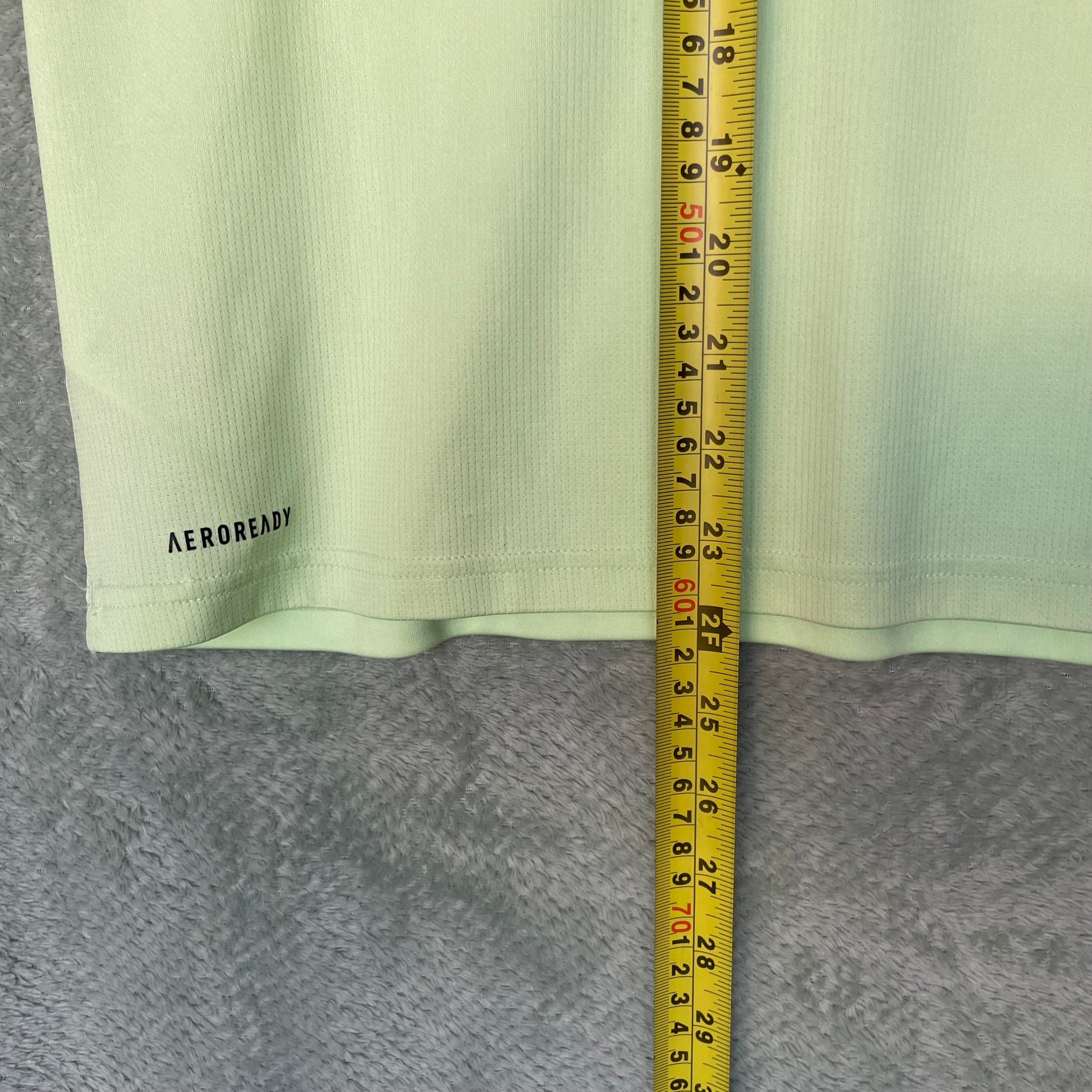 Playera Adidas AeroReady Verde Crema 13-14 Y