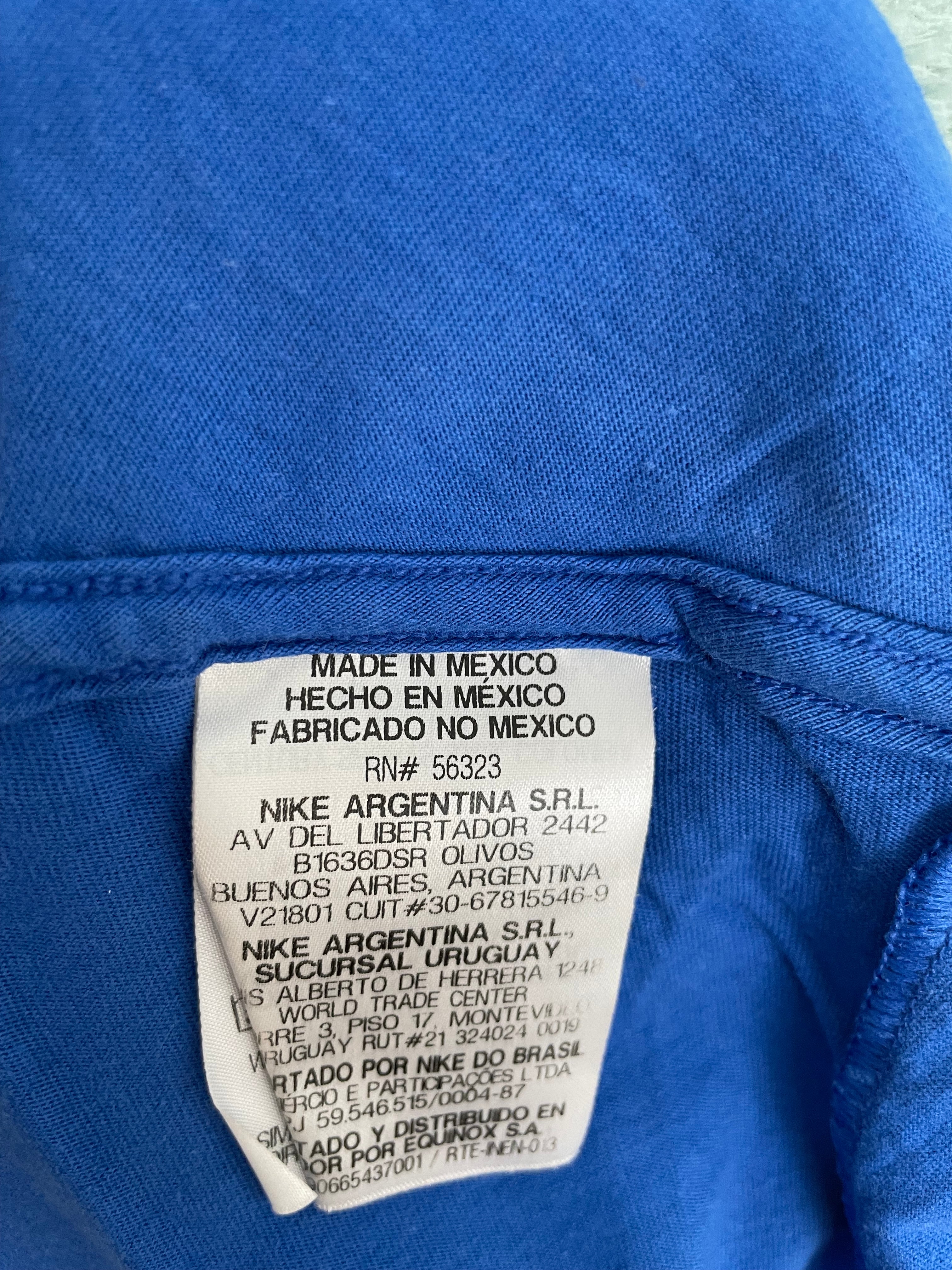Playera Azul Soccer Nike (L niños)