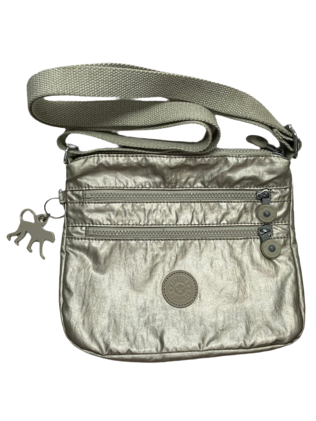 Bolsa Kipling Plata Crossbody