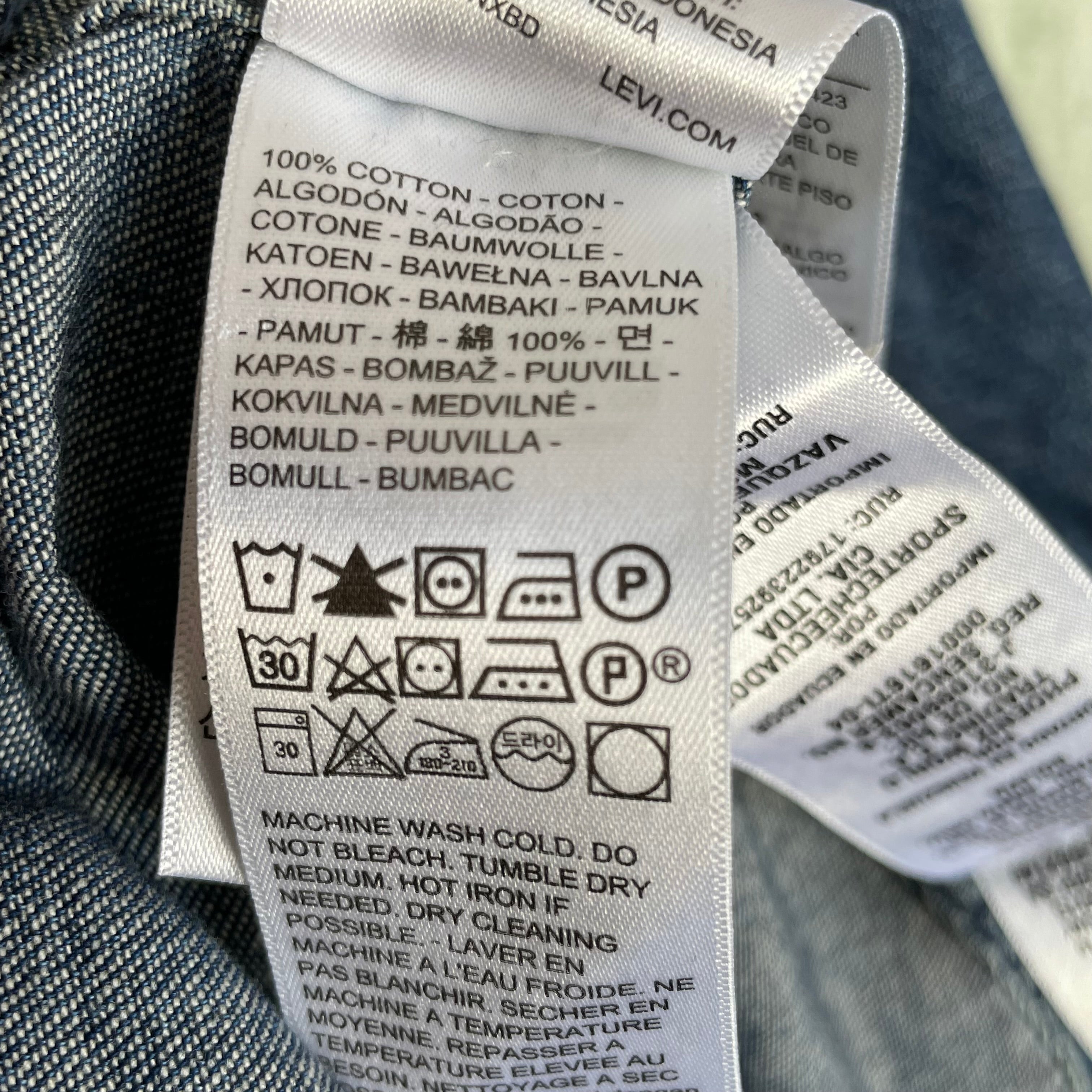 Camisa Levis Mezclilla Dama/Niña S