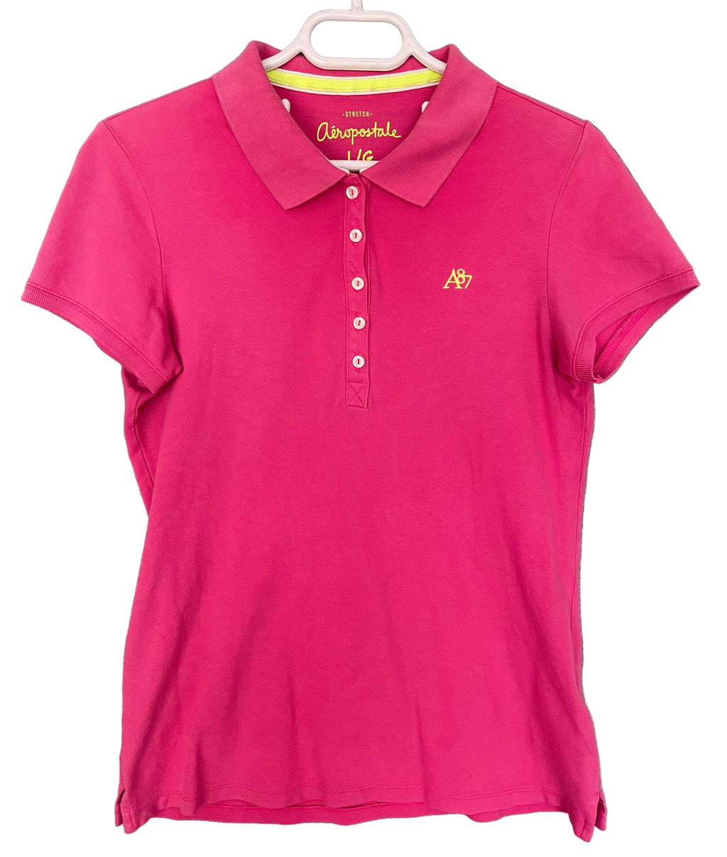 Camisa tipo Polo Rosa Dama