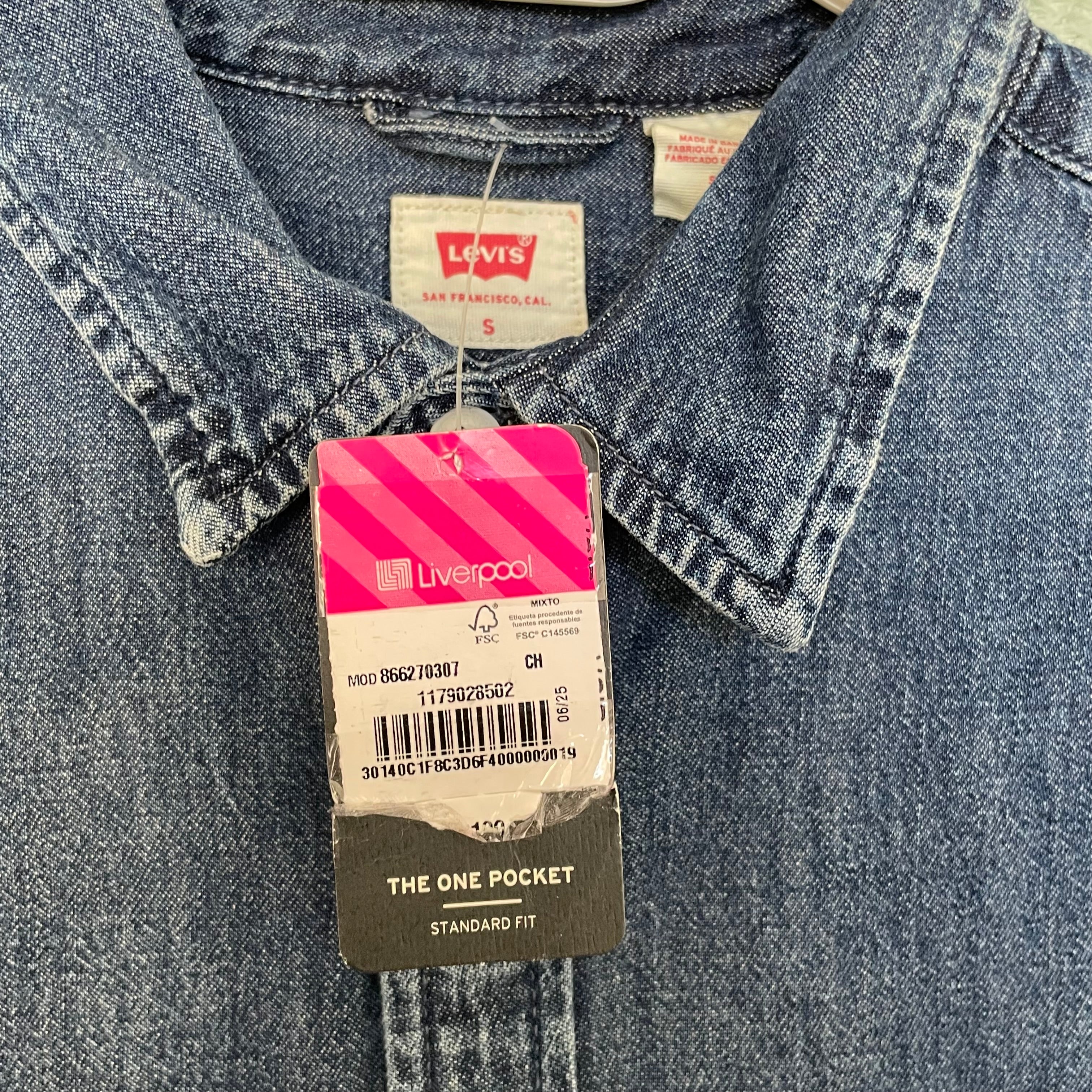 Camisa Levis Mezclilla Dama/Niña S