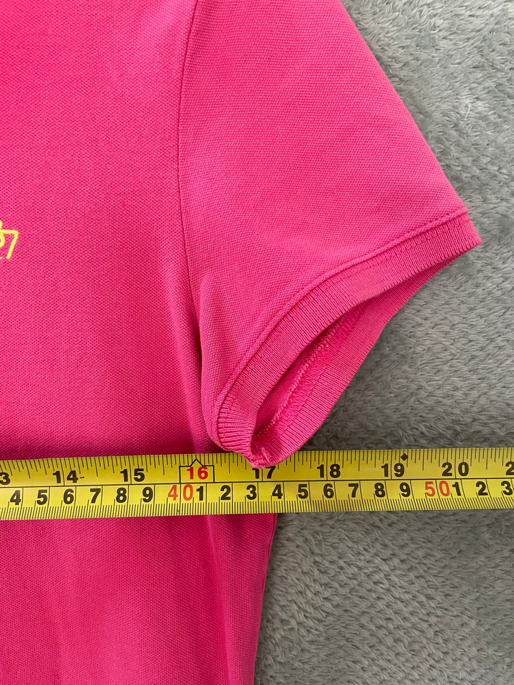 Camisa tipo Polo Rosa Dama