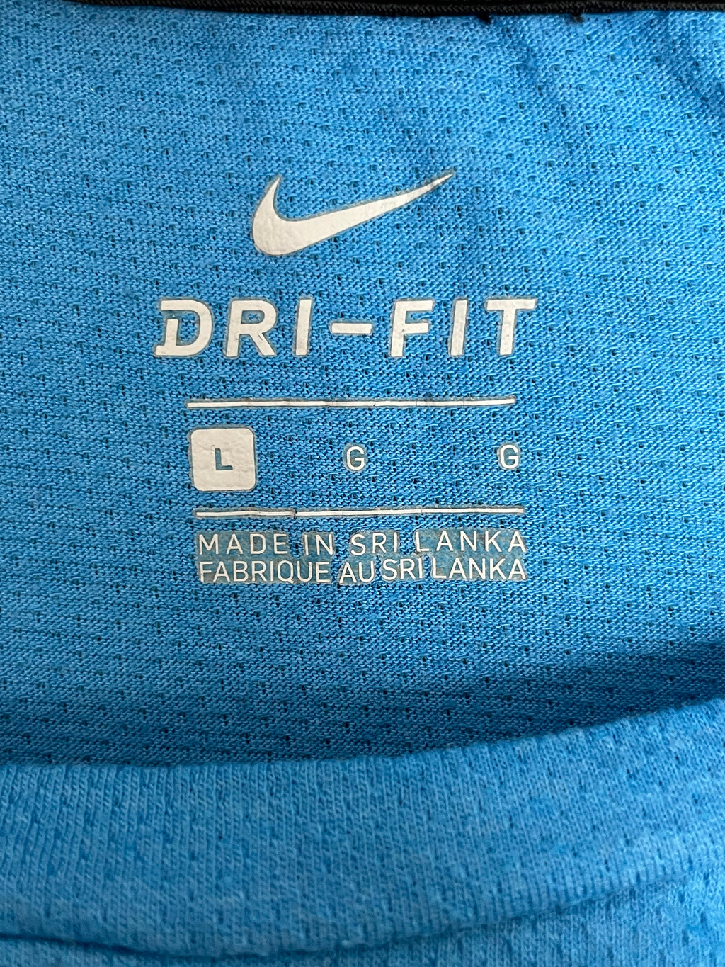 Playera Nike Dri-Fit Azul (L niños)