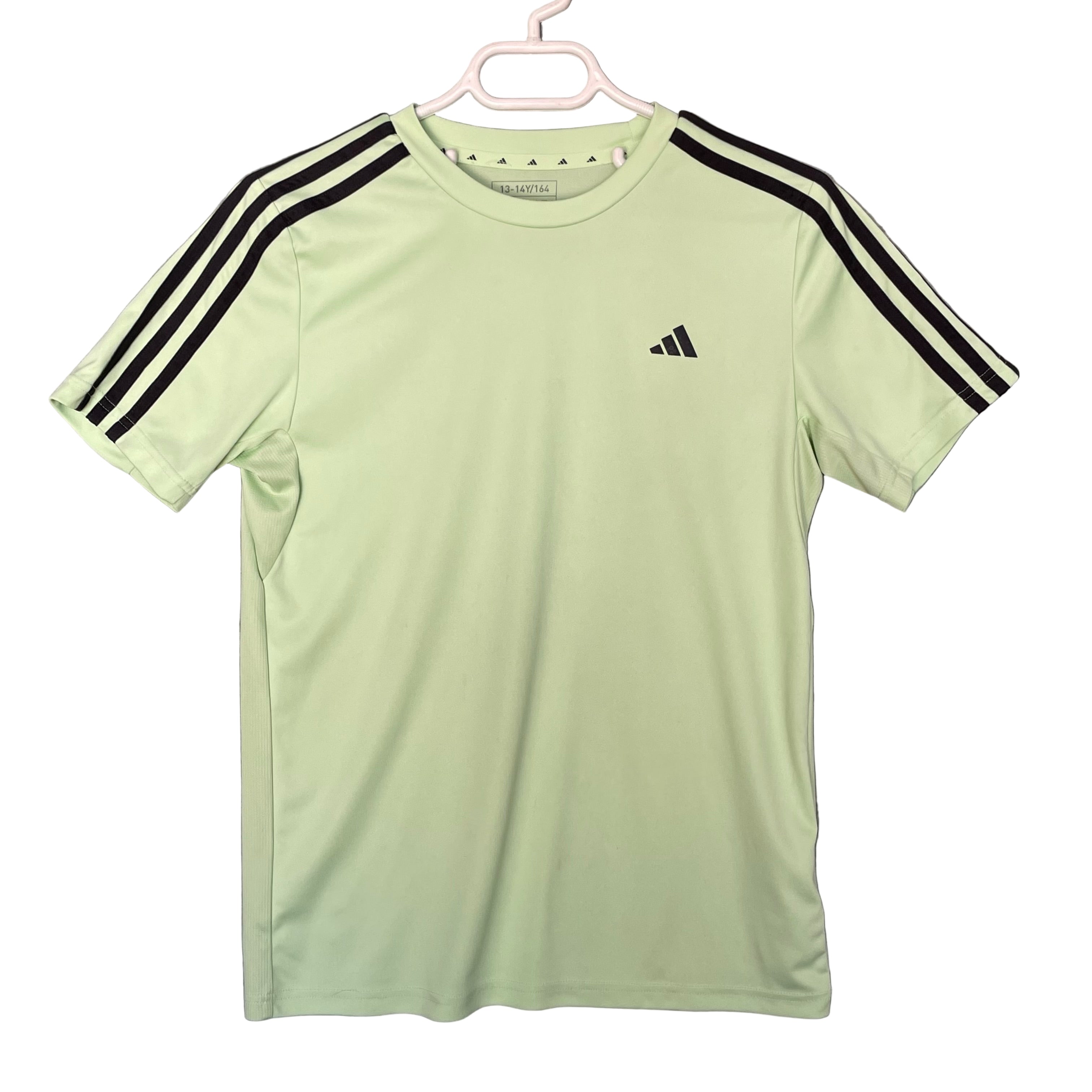 Playera Adidas AeroReady Verde Crema 13-14 Y