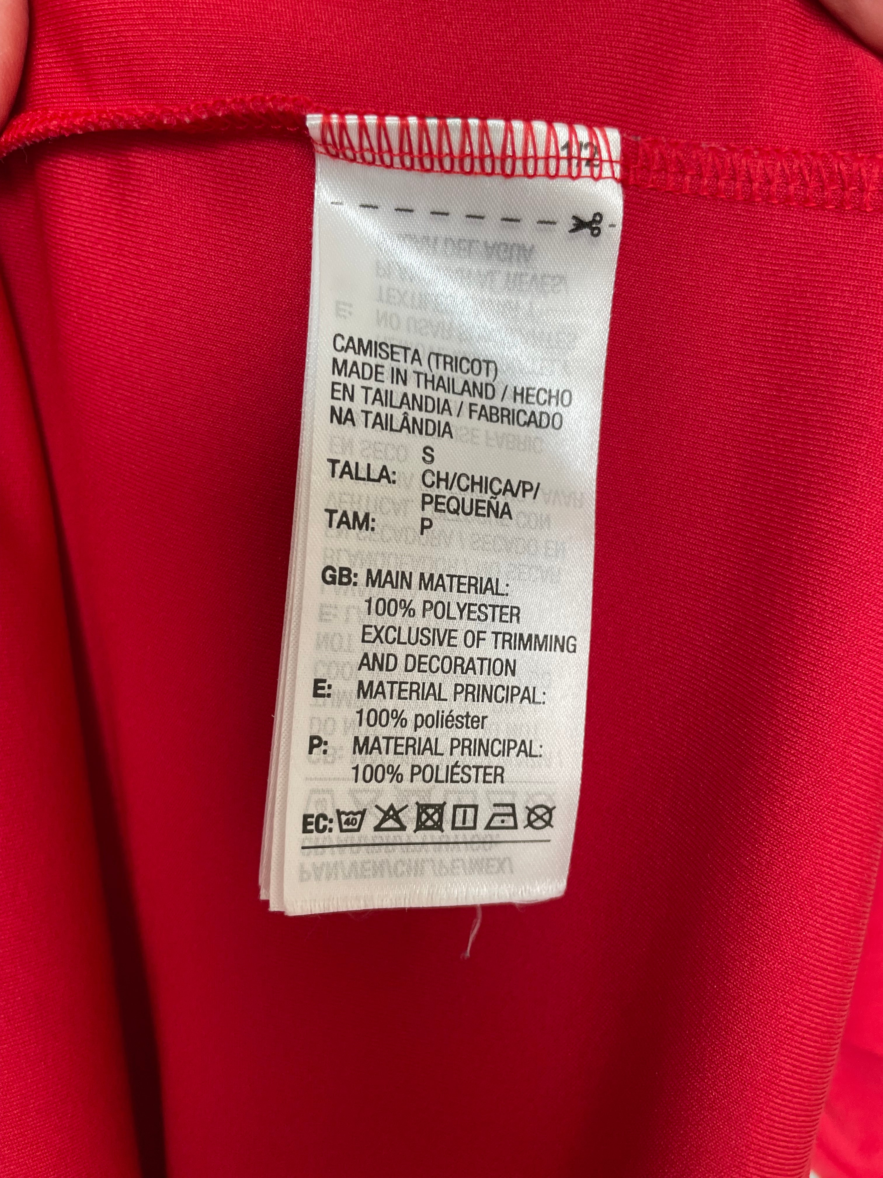 Playera Adidas AeroReady Roja (S 8-10)