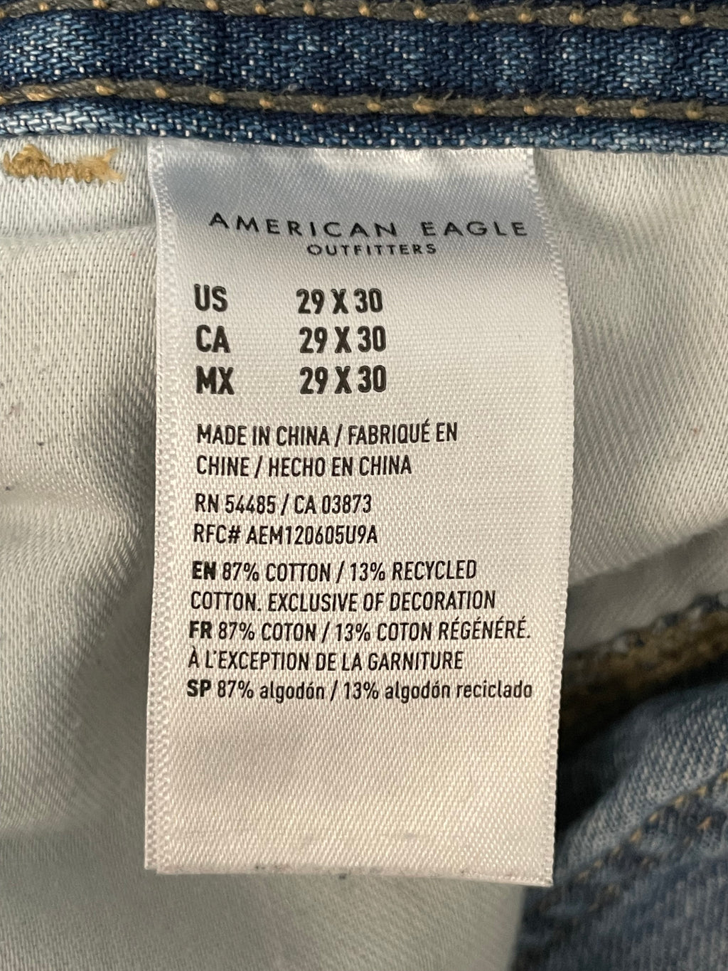 Pantalón Mezclilla 29/30
