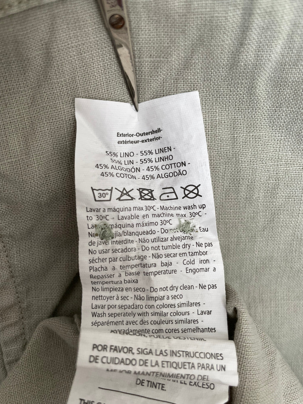 Camisa Scalpers Lino Beige (14 niños)